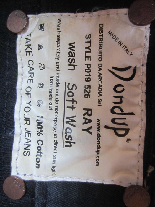 Pantalon dama Dondup RAY,W27,Talie=76cm,Lung=98cm,negri,noi