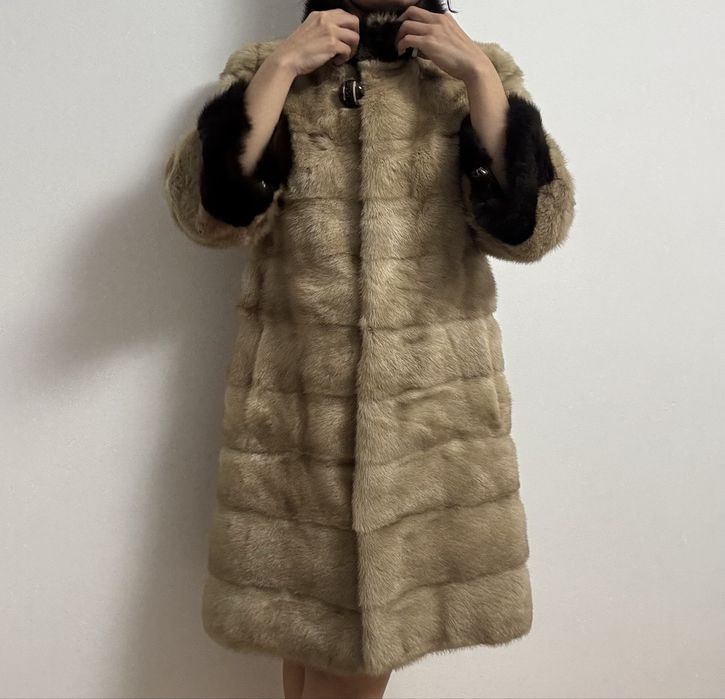 Натуральная норковая шуба