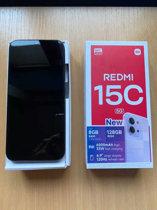 Redmi 15C 5G Midnight Black 8GB RAM / 128GB ROM