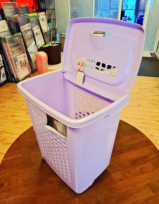 Корзина для белья с крышкой