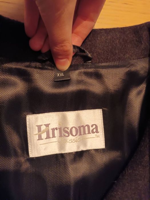 Вълнено мъжко палто