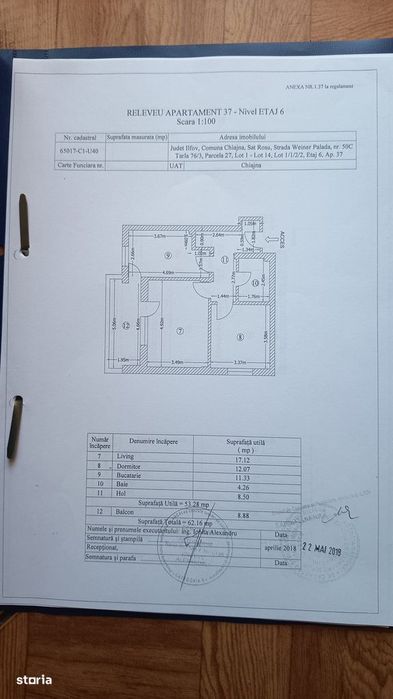 Apartament 2 Camere-Chiajna-Str. Weiner Palada