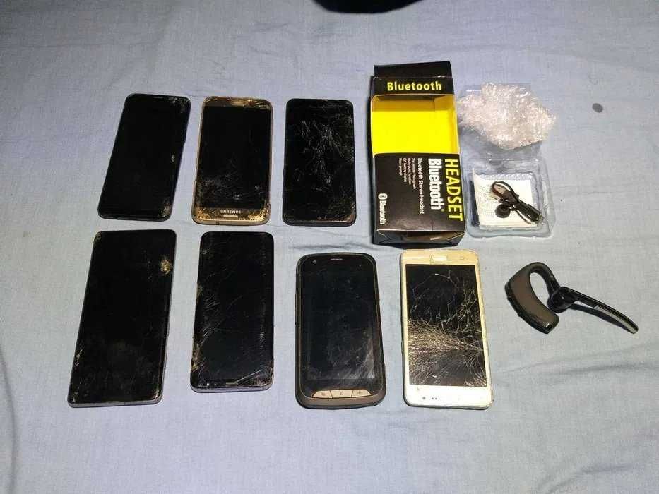Lot telefoane, Samsung Galaxy S10+, S8, S7, + Casca Wireless Model V8