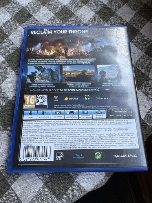 Final fantasy XV (day one edition)ps 4/5