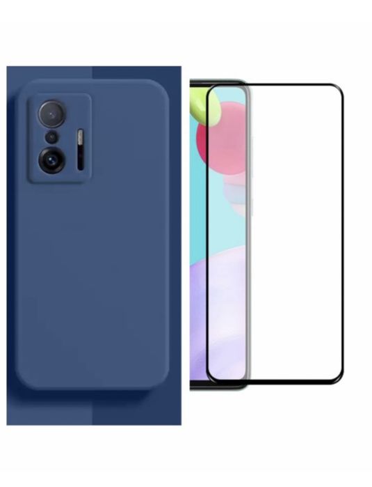 Husa X CASE Catifea Interior+Folie Sticla XIAOMI MI 11T 12 13 PRO LITE