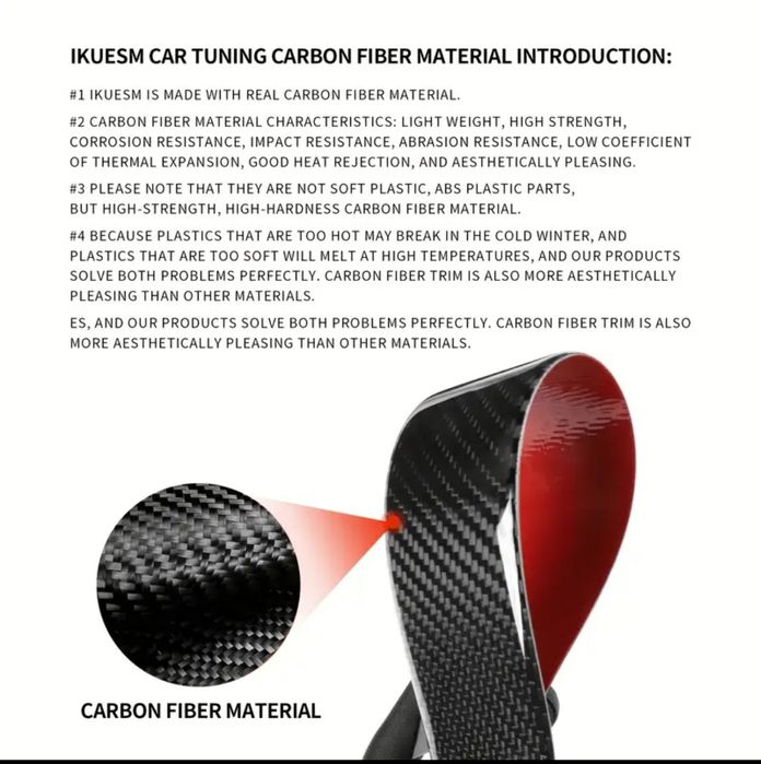 Карбонови детайли за W204 Mercedes C-class