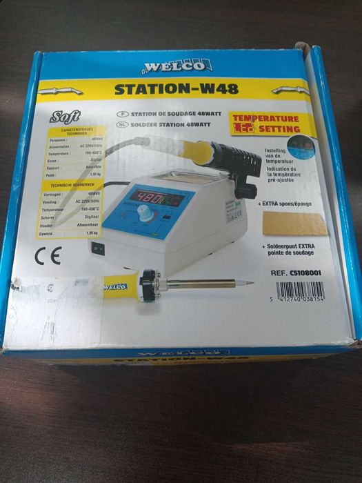 регулируем поялник, дигитална поялна станция Welco 48 Watt