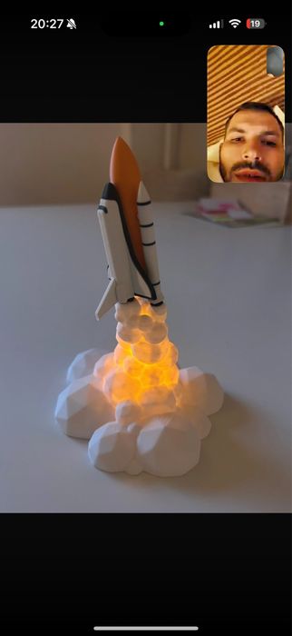 Lampa de veghe racheta