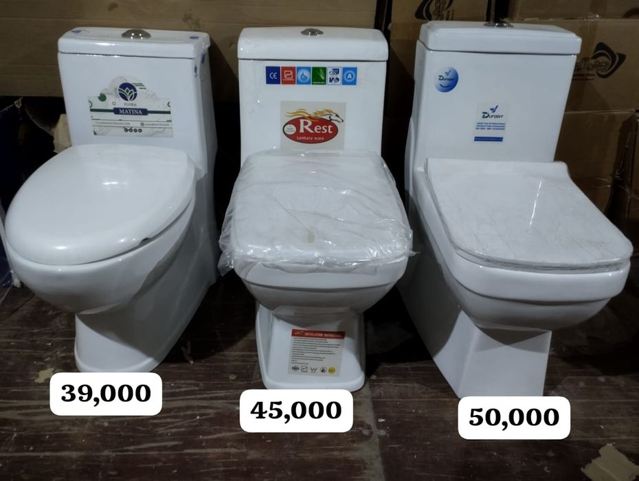 Унитаз туалет литой от 39000