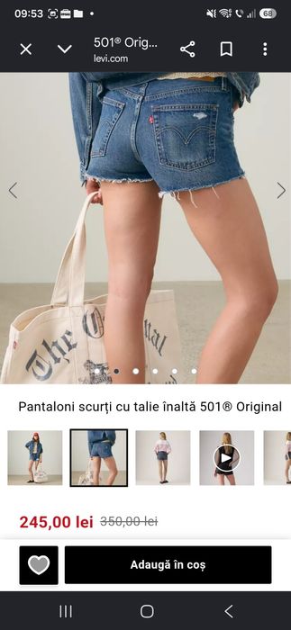 Blugi scurti Levi's
