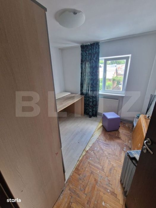 Apartament 3 camere, 69 mp, etaj 1, decomandat, zona Zamca