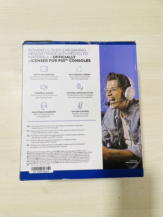 Căști PS4/PS5/PC - Trust Gaming GHXT 498W, Microfon Detașabil