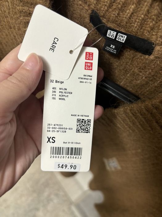 Кофты Uniqlo USA