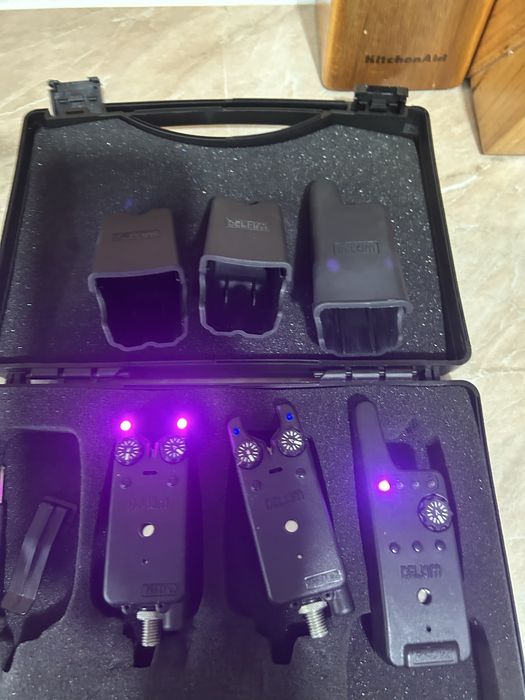 Vand 2 Senzori DELKIM TXI-DV2 BITE ALARM  + Statie DELKIM, stare foarte buna