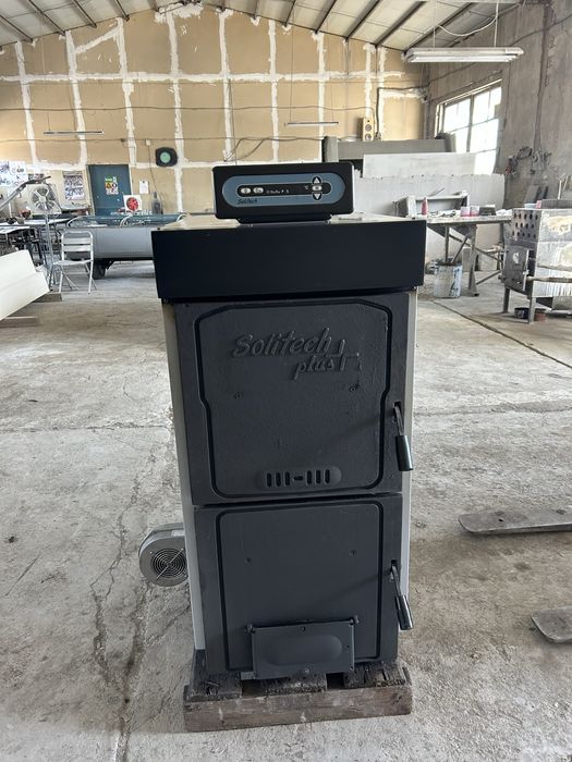 Чугунен котел на твърдо гориво - SOLITECH PLUS 50kw