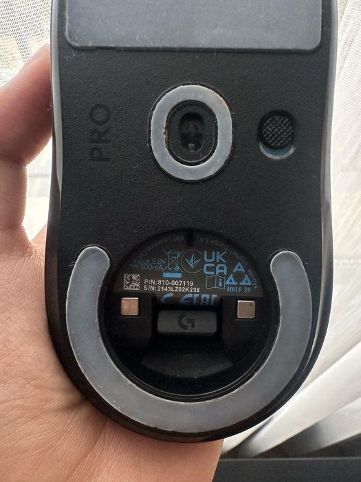 Мышь Logitech Pro X Superlight черного цвета