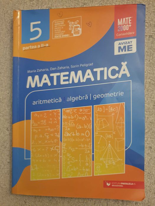 Mate clasa 6,partea 1 si 2, 2000+ 5