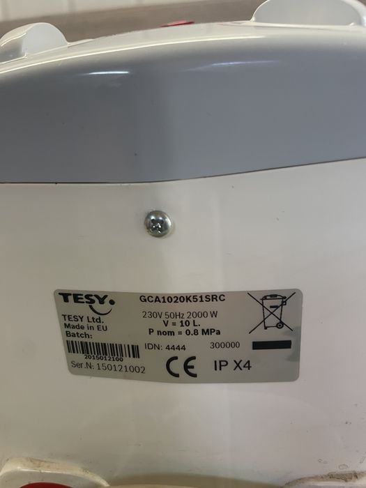 Продавам бойлер 10л Теси Tesy