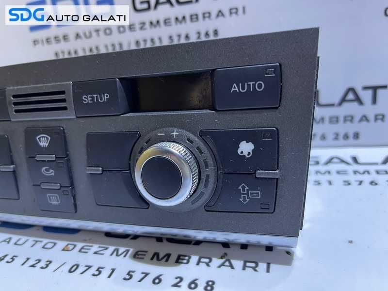 Panou Comanda AC Clima Climatronic Audi A6 C6 4F 2005 - 2011 Cod 4F2820043H 4F0910043