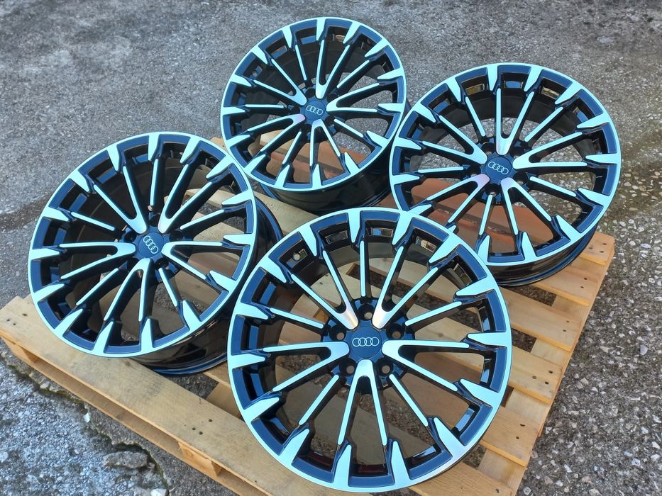 19.Audi S.Line 8.5j et35 Black Polish Diamond A3 A4 A6 A7 A8 Q2 Q3 Q5