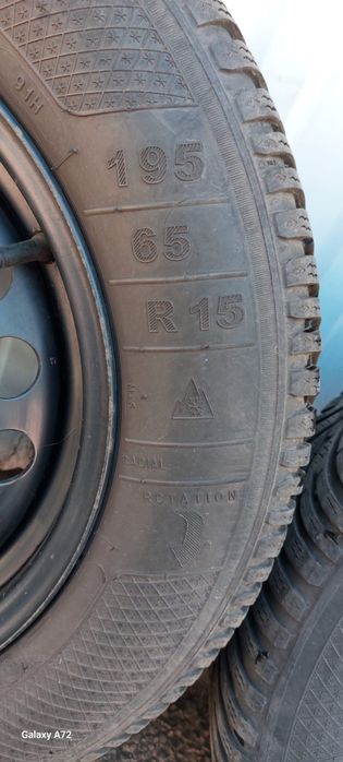 Jante tabla 195/65R15 anvelope M+S KLeber All Season