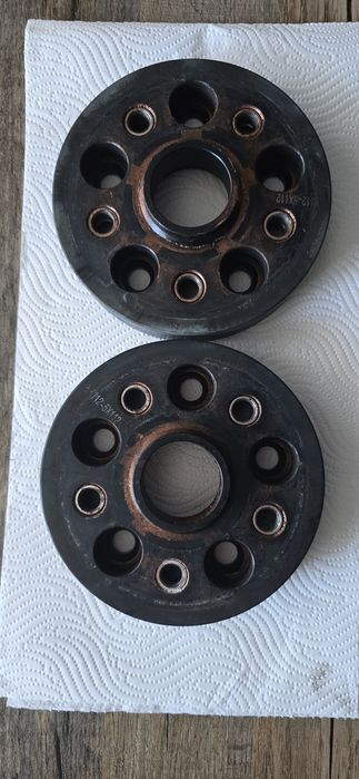 Flanse distantiere 30 mm 5x112 centrare 57.1 VAG prindere dubla + 10 prezoane