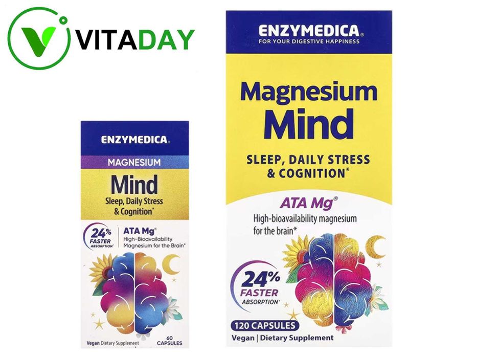 Enzymedica Magnesium Mind магний магния magniy