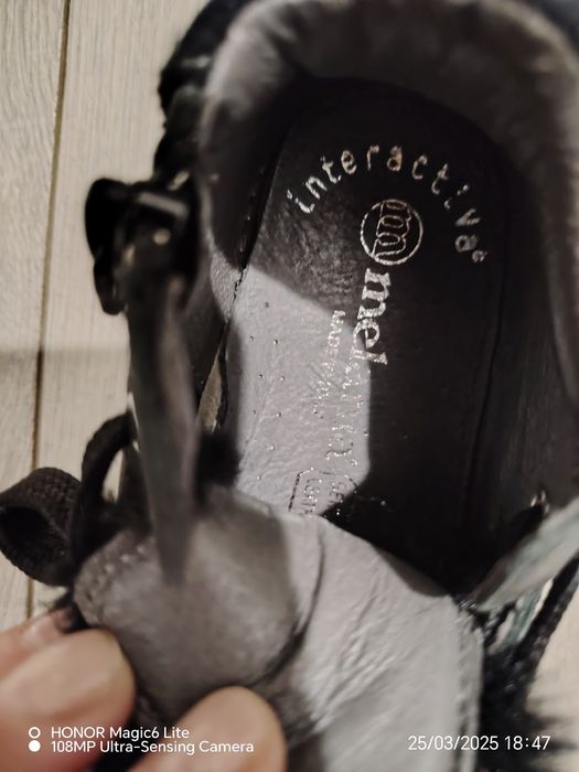 Pantofi - ghetute din piele marimea 24 Melania