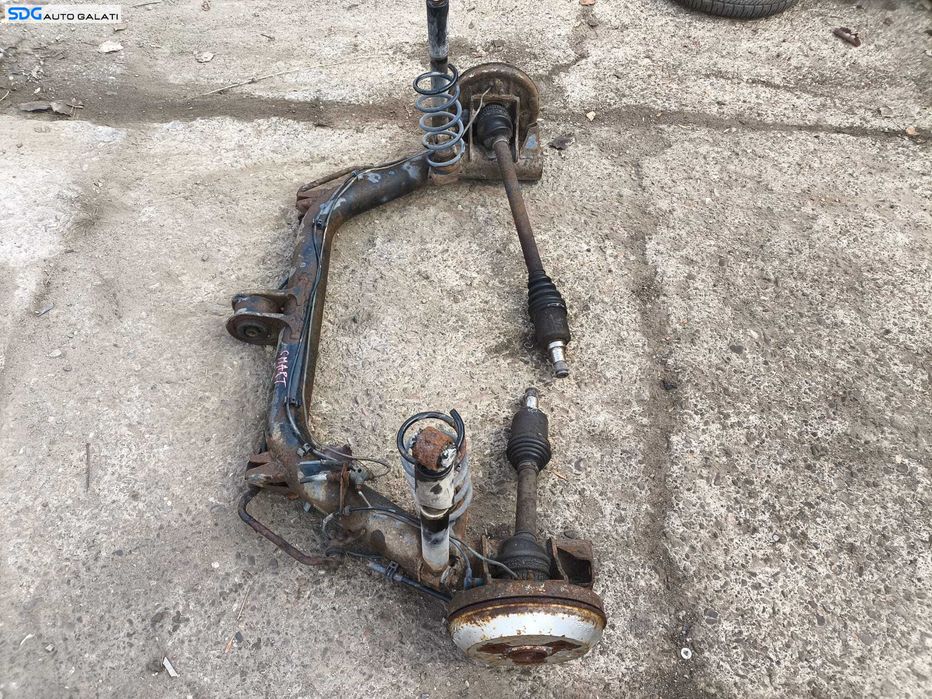 Punte Spate Completa cu Fuzeta Fuzeta pe Tambur Tamburi Smart Fortwo 0.6 Benzina 1998 - 2006 Cod [L3846]