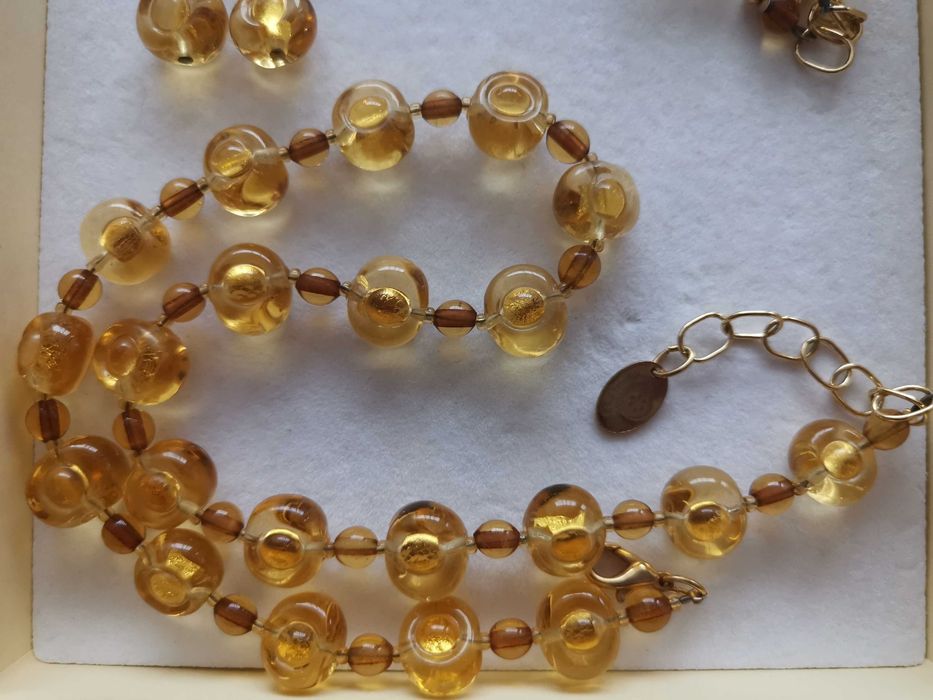 Set Millefiori din sticlă de Murano