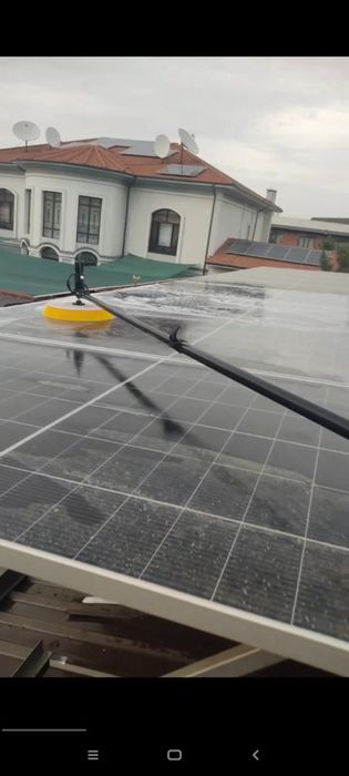 Мойка солнишний панель