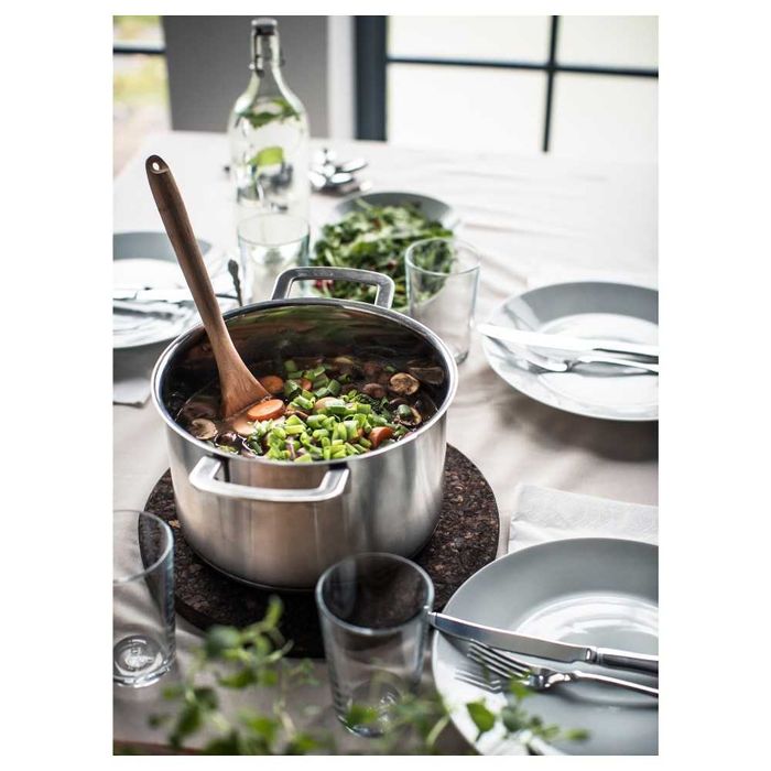 NOU! Set oale, cratita - 6 piese inox/sticlă