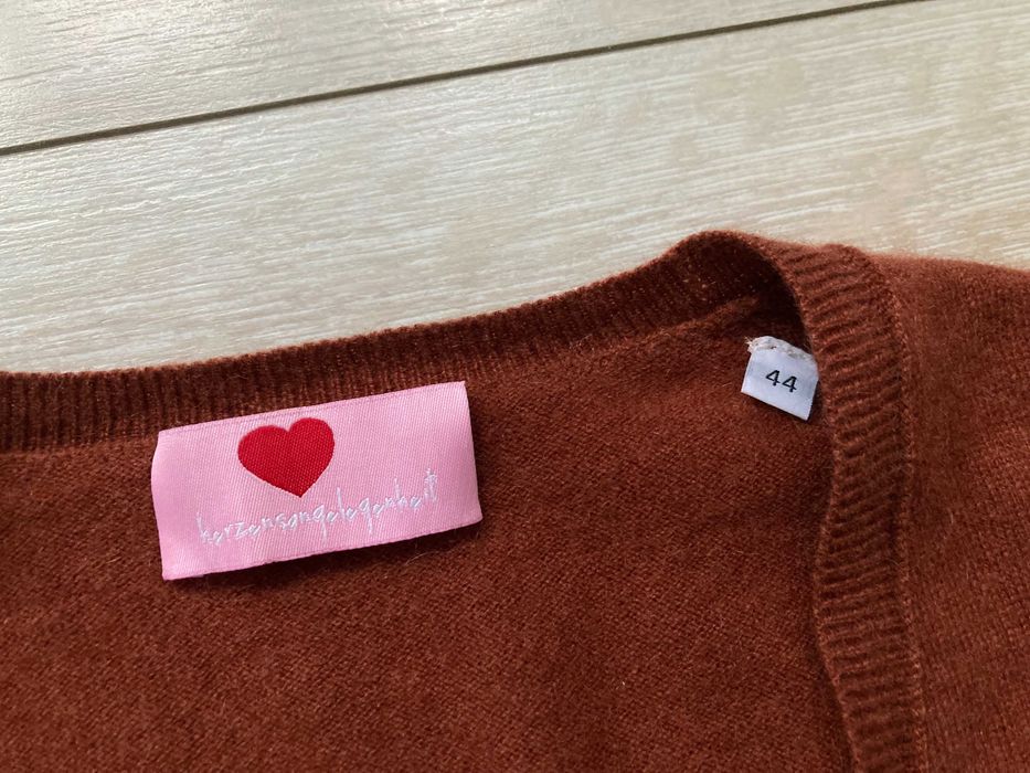 Herzensangelegenheit 100% Cashmere кашмирена жилетка кашмир пуловер 44