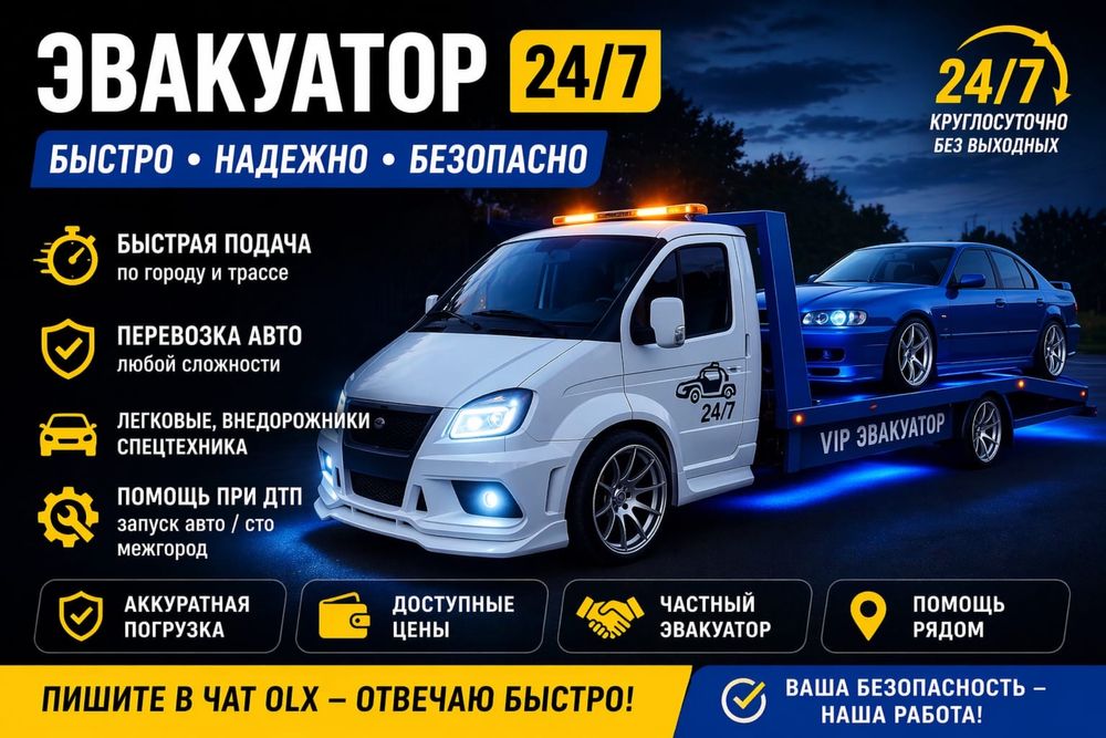 Эвакуатор Астана и межгород