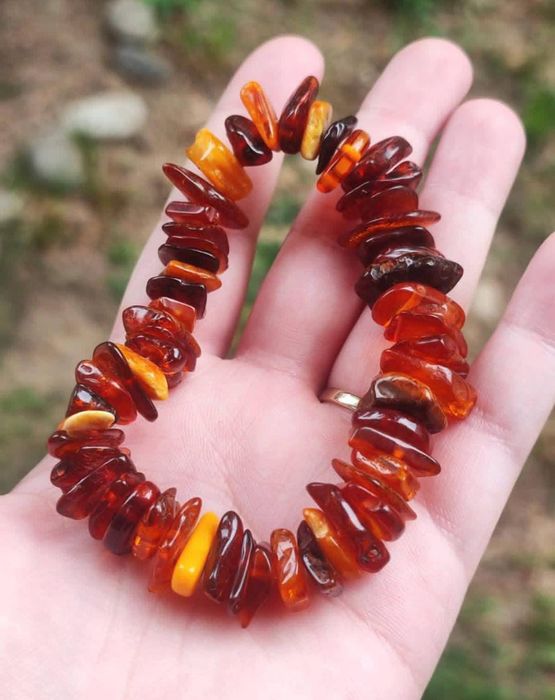 Veche Bratara Chihlimbar natural baltic elastica, copii