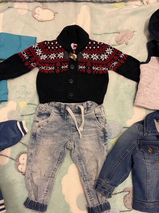 Lot hainute groase/geci marime 74