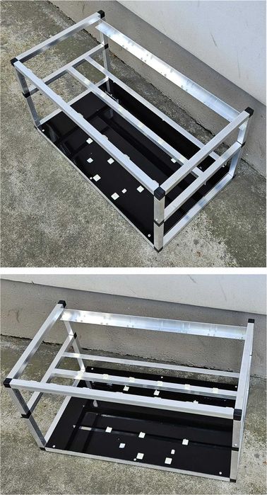 Carcasa RIG AI mining / cadru Open Air rack minare placi video ETC RVN ETH BTC MachineLearning