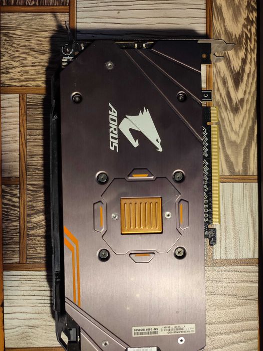 Видеокарта Gigabyte GV-RX 580 Aorus - 4GD