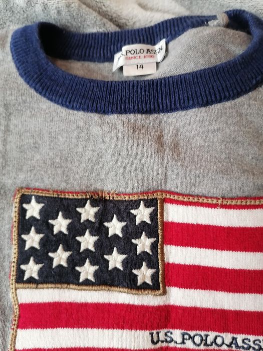 Оригинален пуловер за момче US. Polo Assn