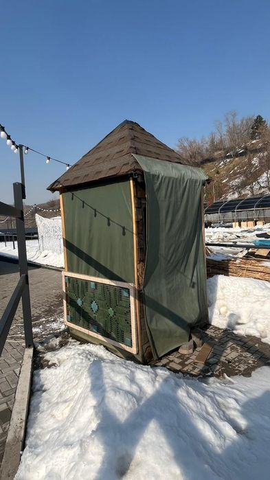 Деревяный будка утепленый готовый