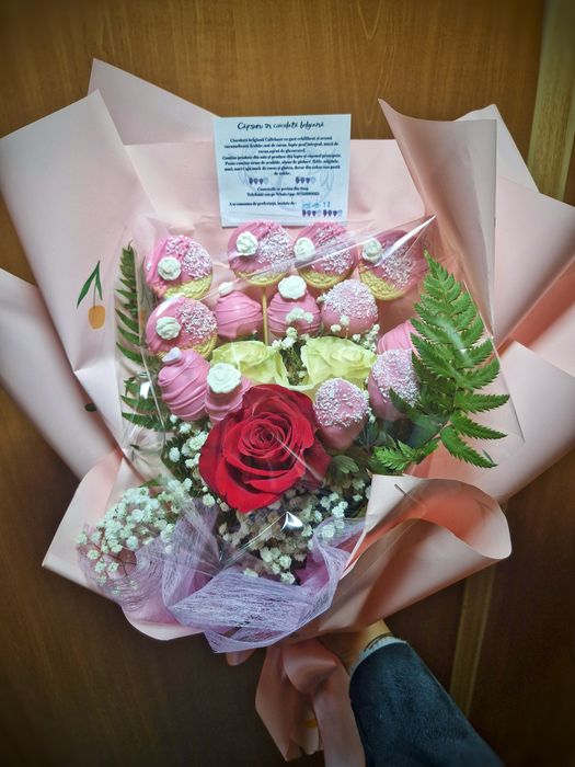 Căpșuni în Ciocolată belgiană /ciocolata dubai