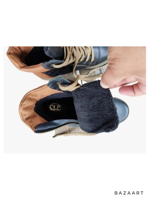 Осенние ботинки кожаные детские