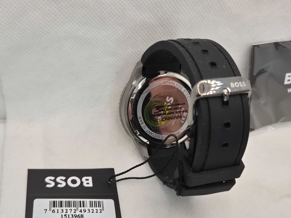 Ceas Barbatesc Cronograf Boss Original  1513968,NOU,Garantie 2 ani