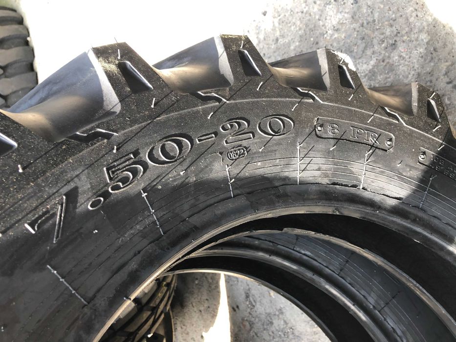 Cauciucuri noi 7.50-20 marca OZKA KNK50 8PLY anvelope TRACTOR FIAT