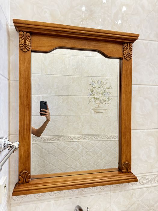 Продам деревянное зеркало