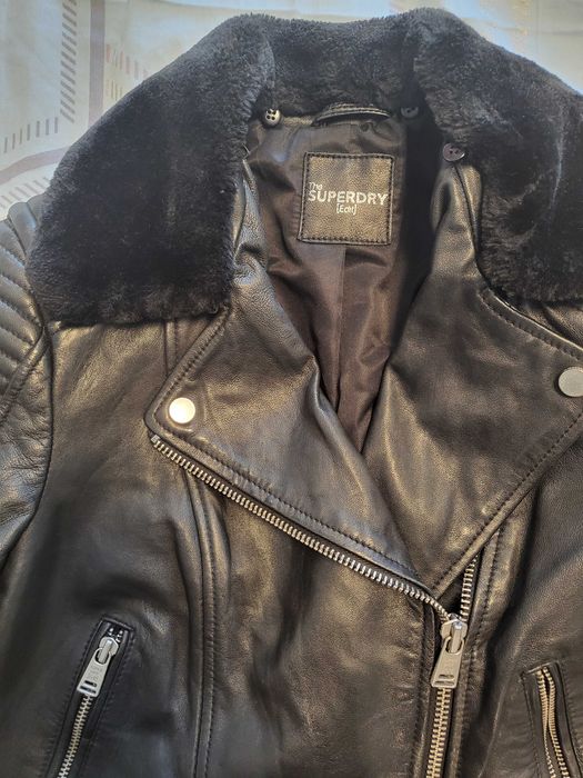 Дамско кожено яке Superdry