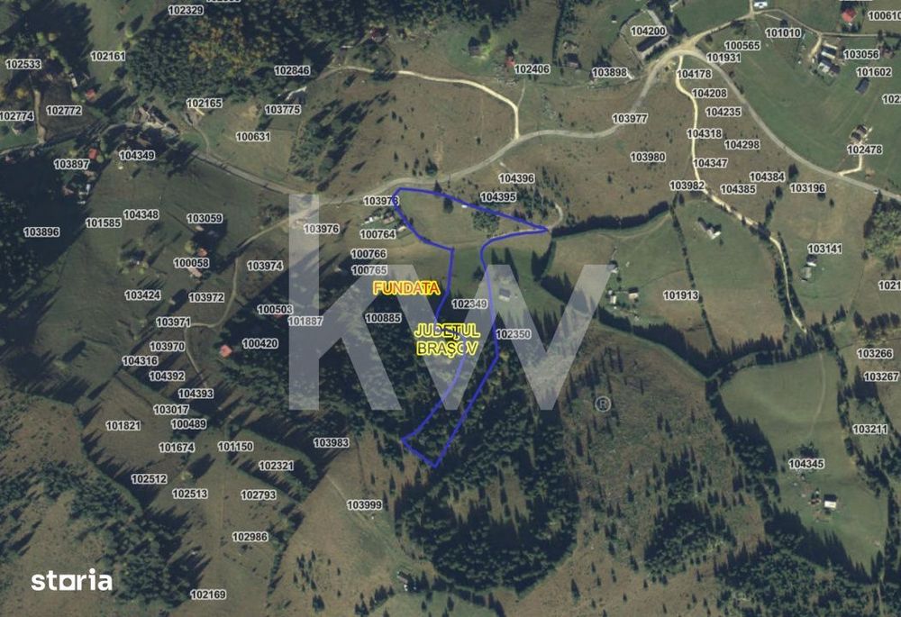 Teren Fundata, Brasov, intravilan, extravilan. COMISION 0% pret bun