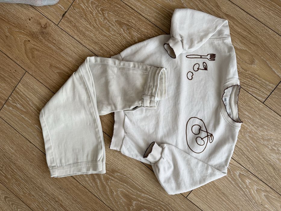 Сет Zara дънки и блуза