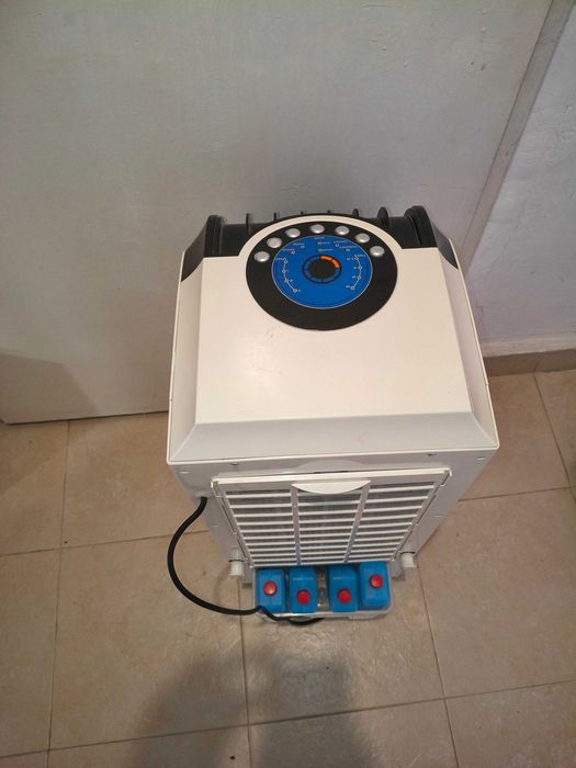 Мобилен охладител 4в1 Zilan ZLN-1307, 60W, Дистанционно, 8 литра, 3 скорости, Таймер бял/черен