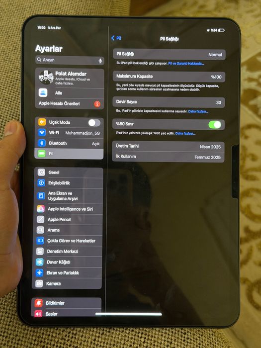 ipad pro m4 11 dyum 256gb wifi состояние идеал